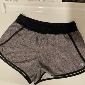 Grey running shorts